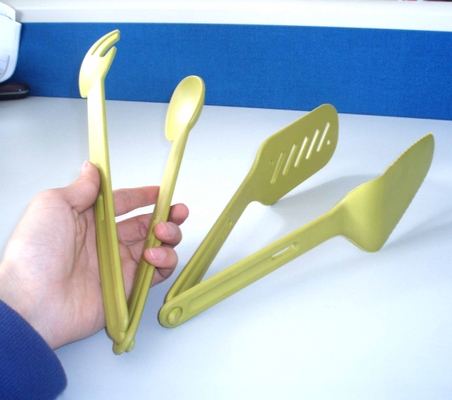 高いナイロン用具の頭 多機能料理用の小さなキッチンヘルパー オレンジ