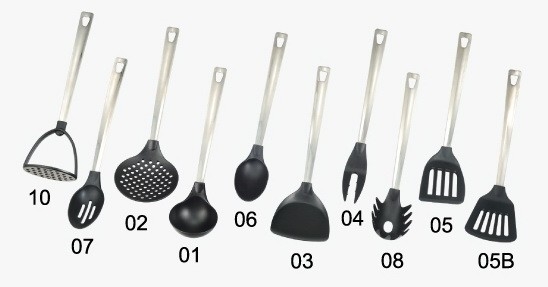 持続可能で柔軟な調理体験のための不粘着キッチン用具セット