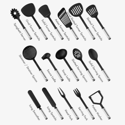 7 パーツ ナイロン キッチン 器具 セット 食品 安全 キッチン アクセサリー 簡単 に 調理 する